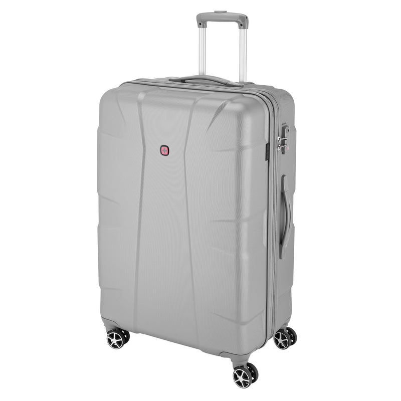 Wenger, Cote D' Azure Large Hardside Check-In Suitcase, 96 Litres, Silver Swiss Designed