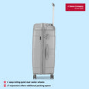 Wenger, Cote D' Azure Large Hardside Check-In Suitcase, 96 Litres, Silver Swiss Designed