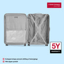 Wenger, Cote D' Azure Large Hardside Check-In Suitcase, 96 Litres, Silver Swiss Designed