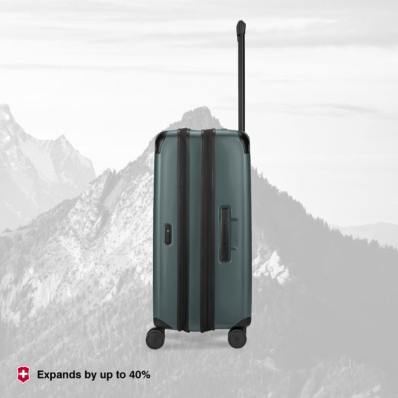 Victorinox Swiss Designed Spectra 3.0 Expandable Large Hardside Check-in Luggage, 103 litres, Storm Grey