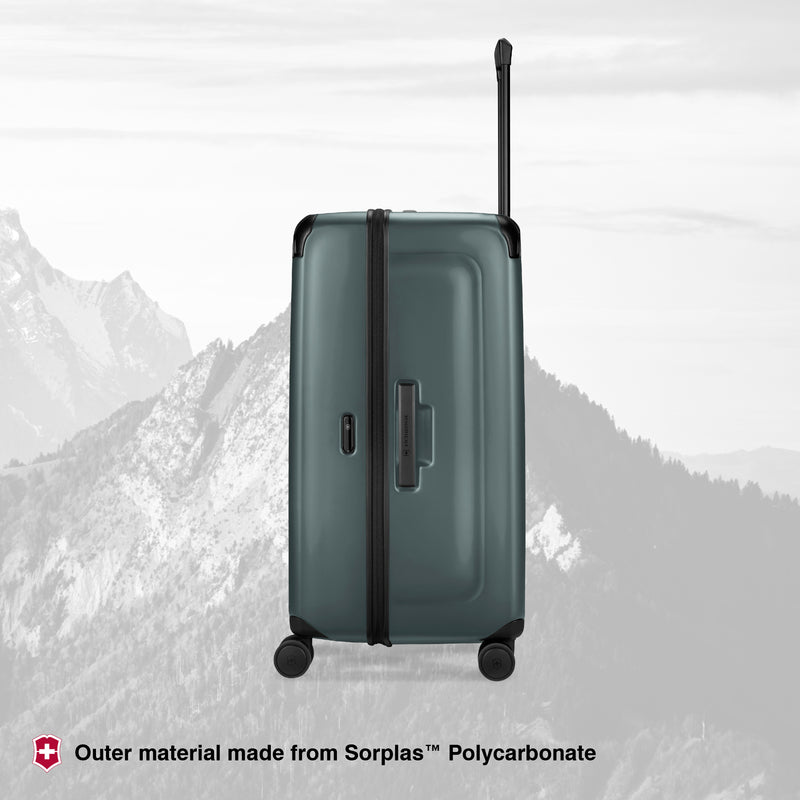 Victorinox Swiss Designed Spectra 3.0 Large Hardside Check-in Luggage, 99 litres, Storm Grey