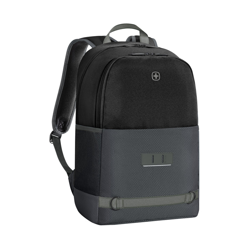 Wenger NEXT Tyon 15.6" Laptop Backpack, Gravity Black, 23 Litres, Swiss Designed