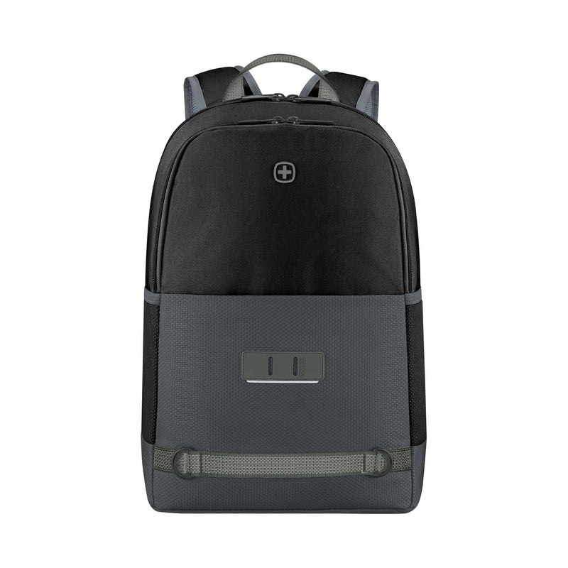 Wenger NEXT Tyon 15.6" Laptop Backpack, Gravity Black, 23 Litres, Swiss Designed