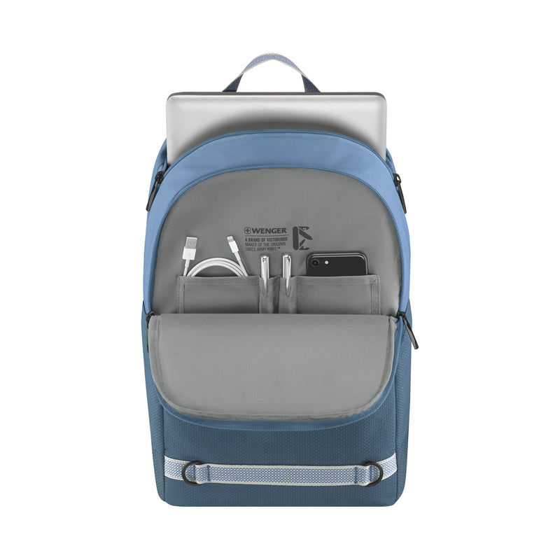 Wenger NEXT Tyon 15.6" Laptop Backpack, Blue, 23 Litres, Swiss Designed