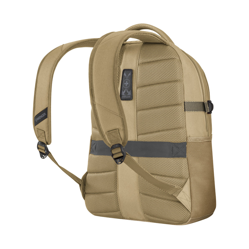 Wenger NEXT Ryde 16'' Laptop Backpack, Beige, 24 Litres, Swiss Designed