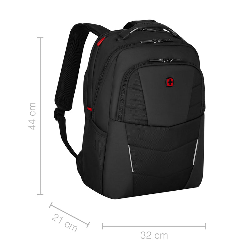 Wenger Altair 15.6" Laptop Backpack, Black, 22 Litres, Swiss Designed