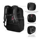 Wenger Cosmic 17" Laptop Backpack, Black, 30 Litres, Swiss Designed