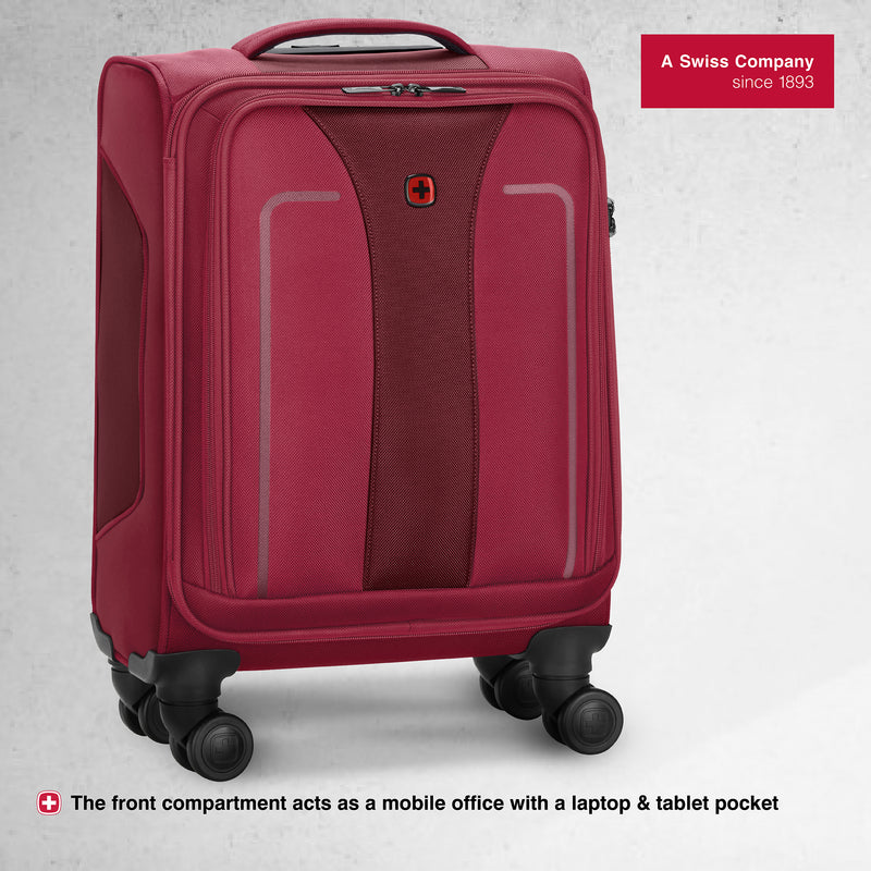 Wenger, 2 pc Set Combo Fantic Cabin  Softside Luggage(56 cm), Fantic Cabin Medium Luggage(71 cm), Burgundy
