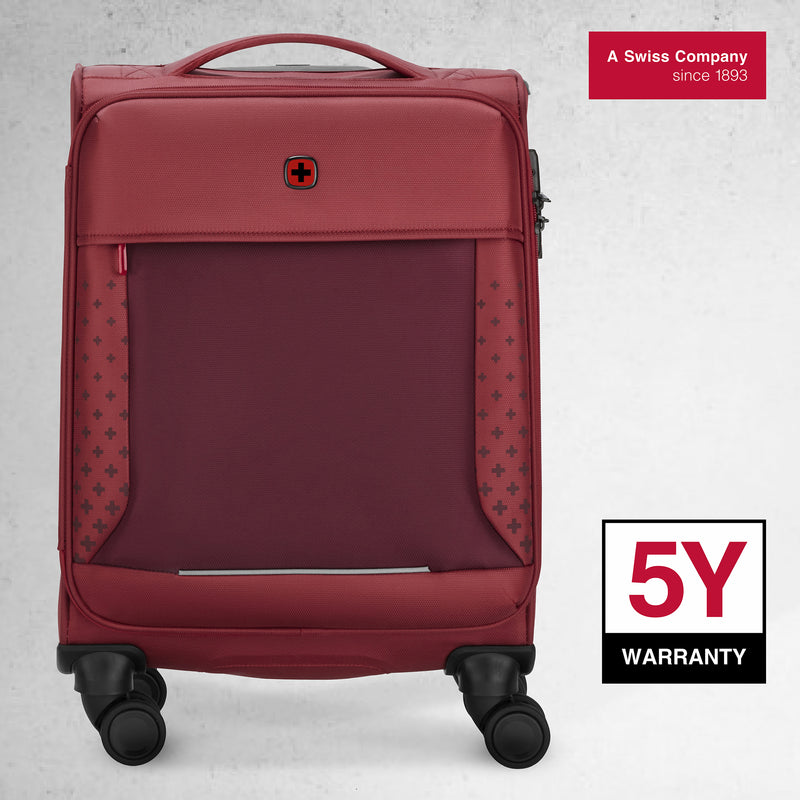 Wenger, Veric Carry-On Softside Case, Salsa, 31 Liters, Swiss designed-blend of style & function
