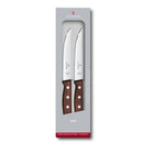 Victorinox Wood Steak Knife Set, 2pcs, Modified Pine