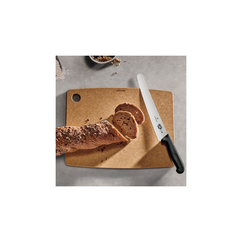 Victorinox Fibrox Pastry Knife Wavy Edge 26cm Black