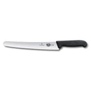 Victorinox Fibrox Pastry Knife Wavy Edge 26cm Black