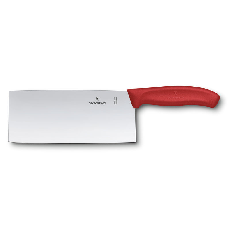 Victorinox Swiss Classic Chef'S Knife Chinese Style 18 Cm Red