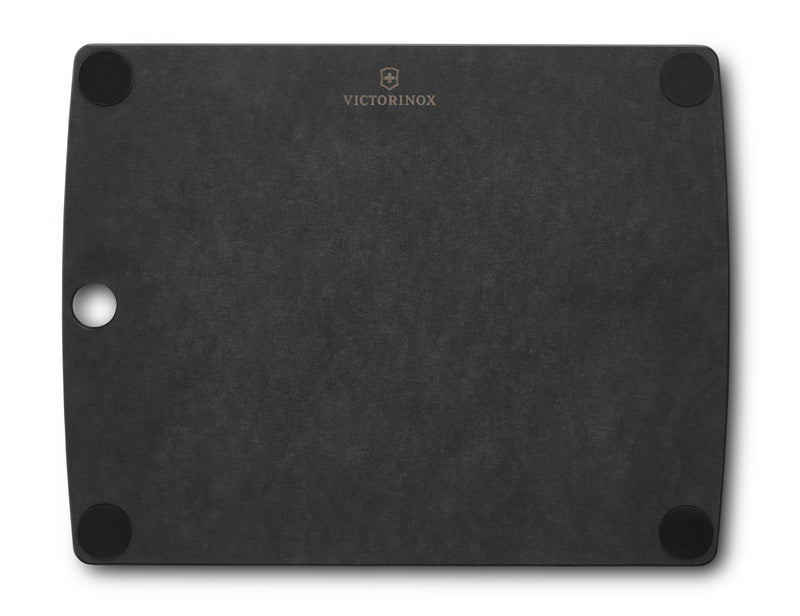Victorinox Paper Composite Cutting Board, Small, Swiss Made, Black, Heat Resistant For Chopping And Serving