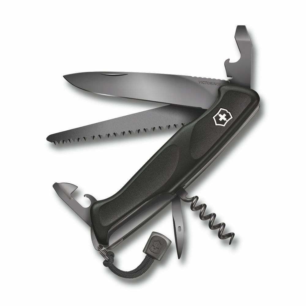 Wenger Swiss Pocket Grip Victorinox Swiss Army Knife, Ranger 55