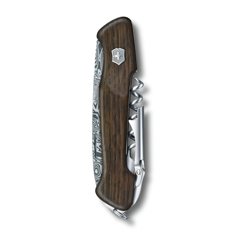 Victorinox Wine Master Damast LE 2019, 130 Mm, Smoked Oak Wood, Gift Box