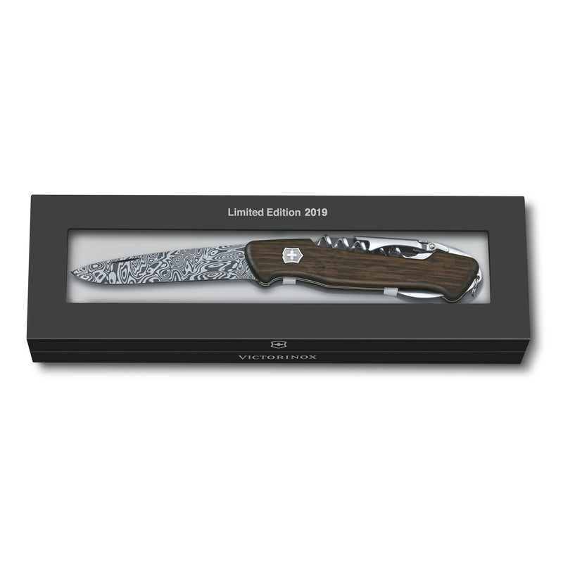 Victorinox Wine Master Damast LE 2019, 130 Mm, Smoked Oak Wood, Gift Box