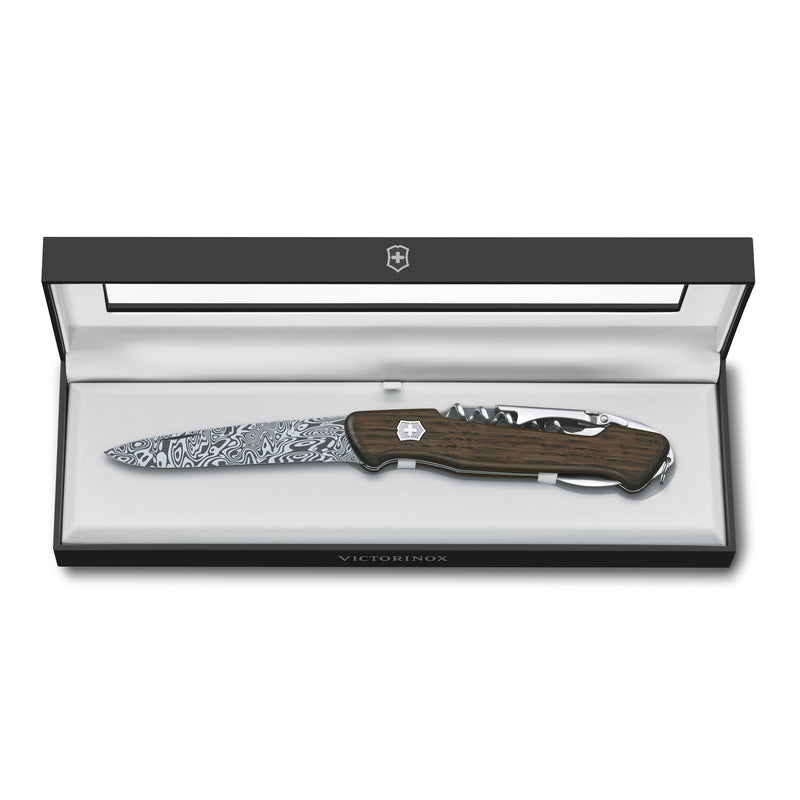 Victorinox Wine Master Damast LE 2019, 130 Mm, Smoked Oak Wood, Gift Box