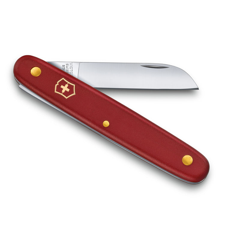 Victorinox Floral Knife Red Blister For Left-handed User