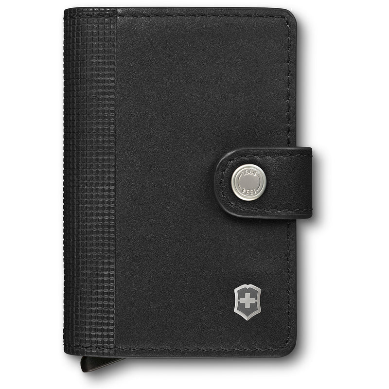 Victorinox Altius Secrid Card Wallet, 10 cm, Black, Leather, Money Purse