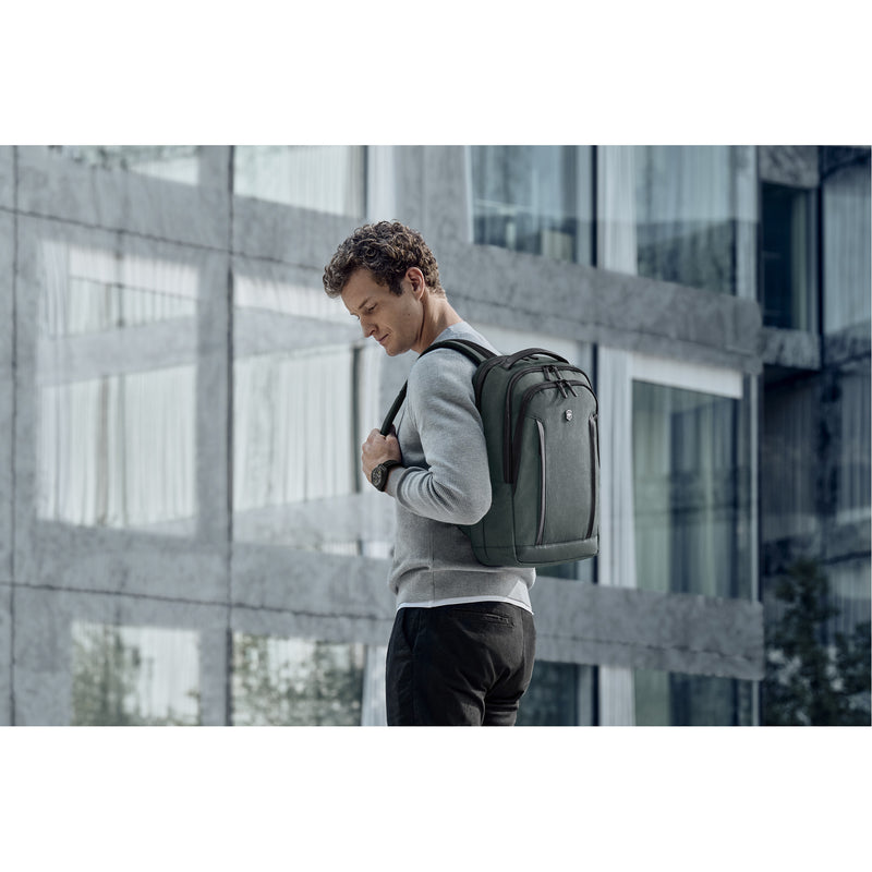 Victorinox Swiss Designed, Altmont Professional Compact Laptop Backpack, Storm, Dedicated Laptop and Tablet Compartment