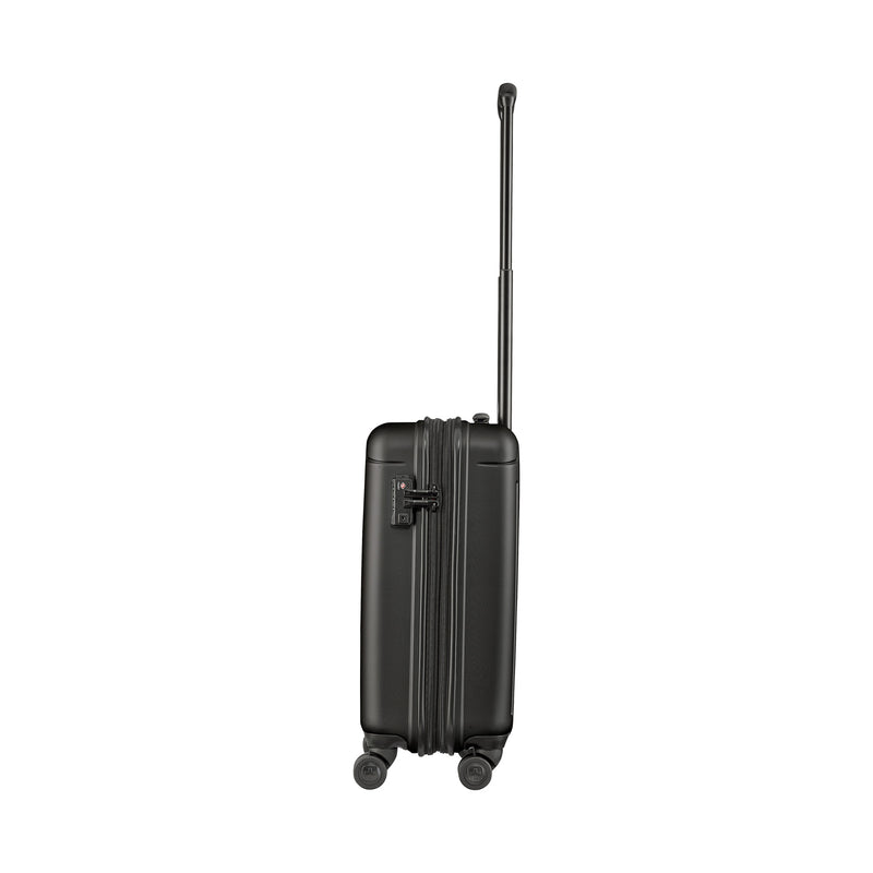 Wenger, Flyn Carry-on Hardside Luggage, 54 cm (32 liters), Polycarbonate/ABS Blend, Black