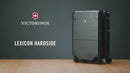 Victorinox Swiss Designed Trolley Suitcase, Lexicon Large Hardside Luggage Bag, 105 Litres, Gray