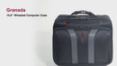 Wenger, Granada 15.6 Inches Wheeled Laptop Case, 24 liters, Black, Business Travel Bag, Swiss Designed