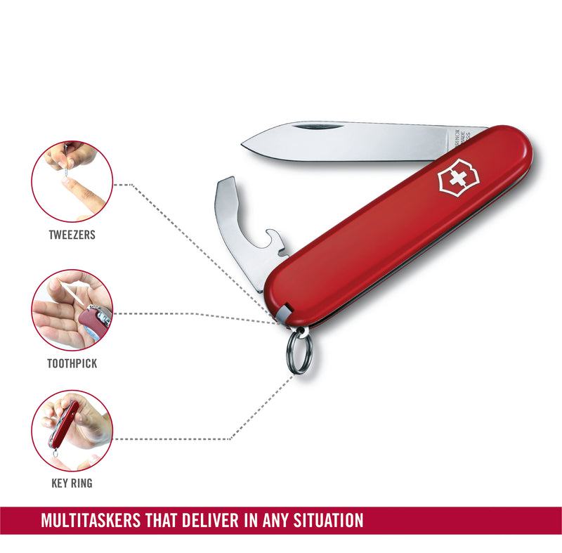 Victorinox Swiss Army Knife - Bantam - 8 Functions 84 mm Red