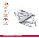 Victorinox Swiss Army Knife - MiniChamp Alox- 15 Function 58 mm Grey