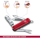 Victorinox Swiss Army Knife - NailClip 580 - 8 Functions 65 mm Red