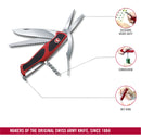 Victorinox Ranger Grip 71 Gardener Swiss Army Knife 7 Functions 130 mm Red and Black
