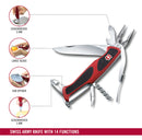Victorinox Ranger Grip 74 Swiss Army Knife 14 Functions 130 mm Red and Black