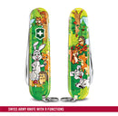 Victorinox Swiss Army Knife - My First Victorinox Children Sets - 9 Functions 84 mm Green