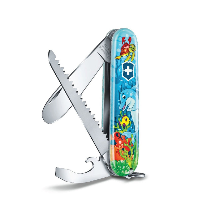 Victorinox Swiss Army Knife - My First Victorinox Children Sets - 9 Functions 84 mm Blue