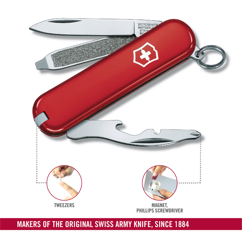 Victorinox Rally Swiss Army Knife 9 Functions 58 mm Red