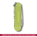 Victorinox Swiss Army Knife -SWISS CLASSICS - 5 Function, Multitool with a Pair of Scissors in Alox Scales - Lime Twist, 58 mm
