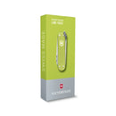 Victorinox Swiss Army Knife -SWISS CLASSICS - 5 Function, Multitool with a Pair of Scissors in Alox Scales - Lime Twist, 58 mm