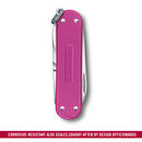 Victorinox Swiss Army Knife -SWISS CLASSICS - 5 Function, Multitool with a Pair of Scissors in Alox Scales - Flamingo Party, 58 mm