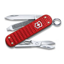 Victorinox Classic SD Precious Alox Swiss Army Knife 5 Functions 58 mm Red