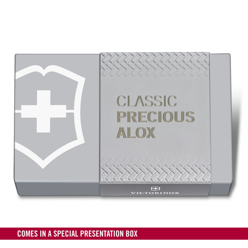 Victorinox Classic SD Precious Alox Swiss Army Knife 5 Functions 58 mm Gray