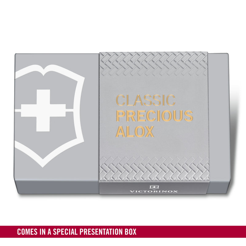 Victorinox Classic SD Precious Alox Swiss Army Knife Functions 58 mm Yellow