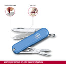 Victorinox Swiss Army Knife -SWISS CLASSICS - 7 Function, Multitool with a Pair of Scissors - Summer Rain, 58 mm