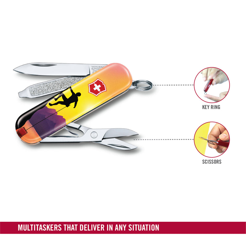 Victorinox Swiss Army Knife - Classic Limited Edition 2020 - 7 Functions Climb High 58 mm