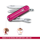 Victorinox Swiss Army Knife - SWISS CLASSICS - 7 Function, Multitool with a Pair of Scissors - Cupcake Dream, 58 mm