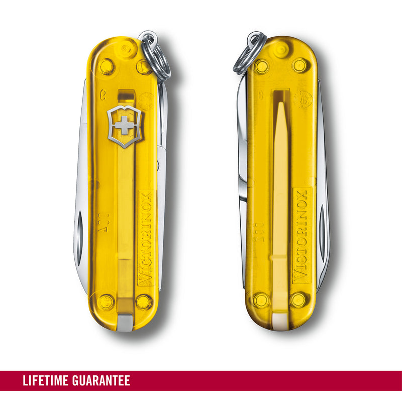 Victorinox Swiss Army Knife -SWISS CLASSICS - 7 Function, Multitool with a Pair of Scissors - Tuscan Sun, 58 mm