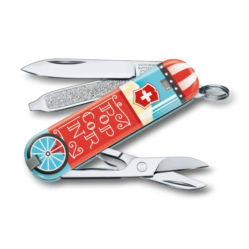 Victorinox Classic "Let It Pop!" Limited Edition 2019 Swiss Army Knife 7 Functions 58 mm Multicolour