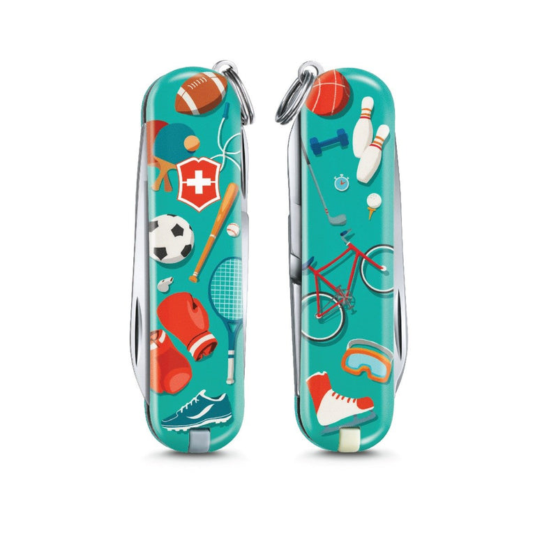 Victorinox Swiss Army Knife - Classic Limited Edition 2020 Sports World 7 Functions 58 mm Sky Blue