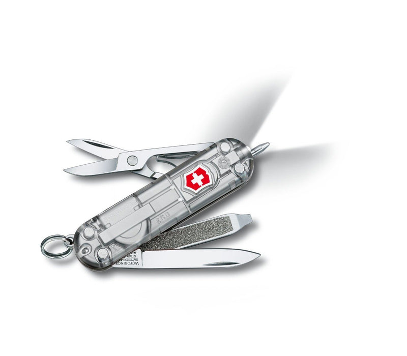 Victorinox Swiss Army Knife - Signature - 7 Functions  LED 58 mm Grey