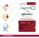 Victorinox SwissCard Classic - 10 Functions 82 mm Red
